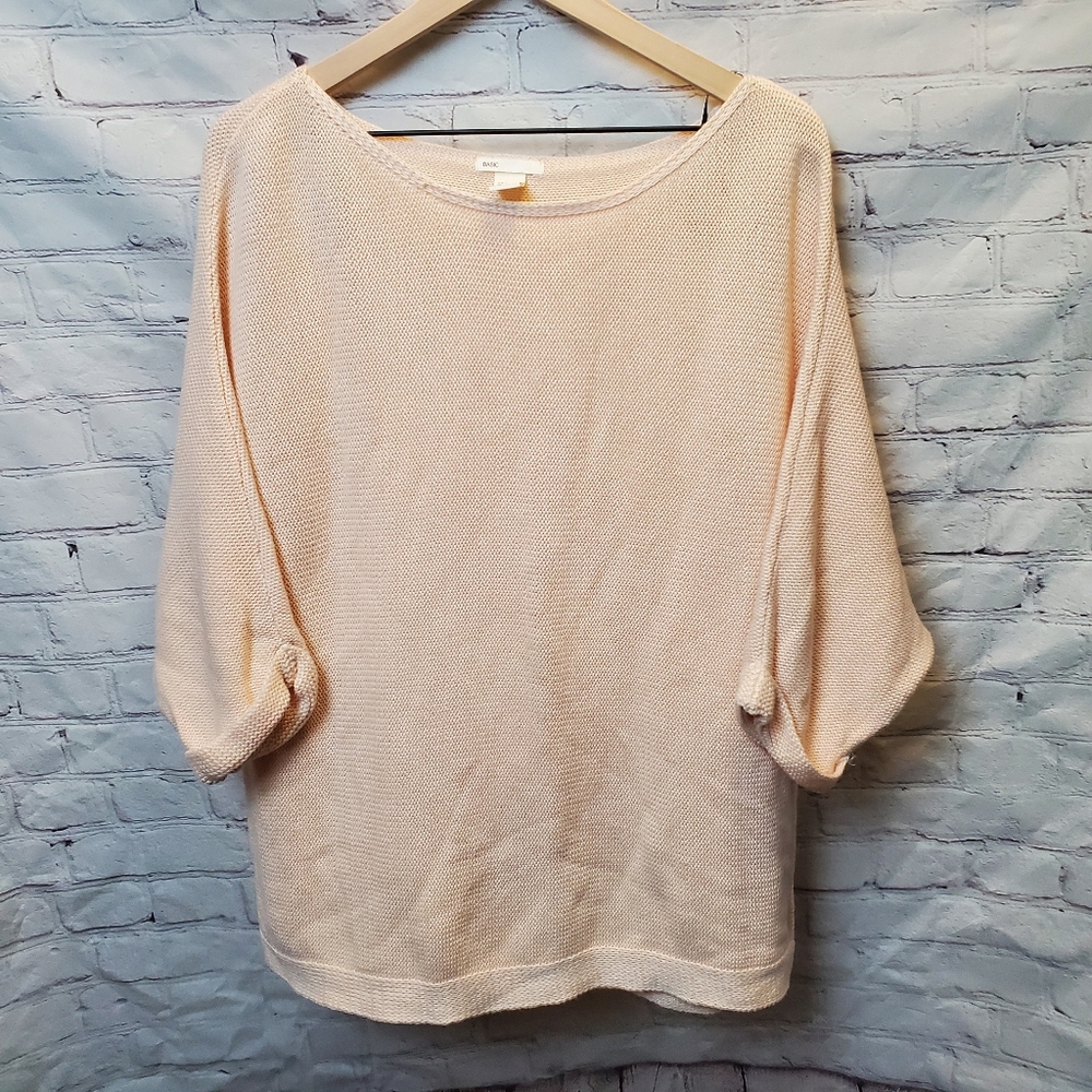 💙5/$50 Pink Knit Dolman Sweater